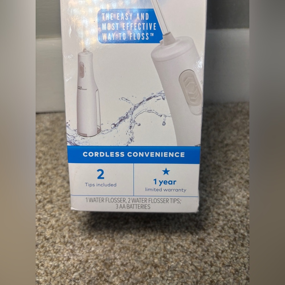 NIB Waterpik Cordless Water Flosser, Battery Operated & Portable for Travel - Picture 2 of 7